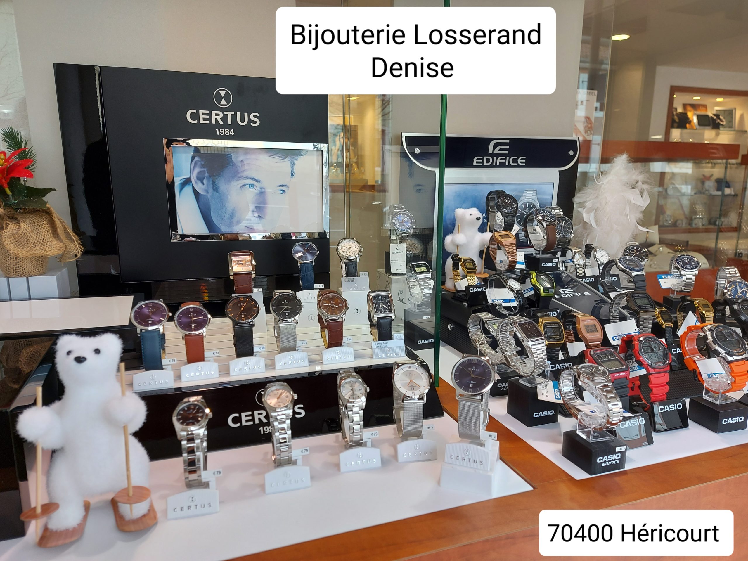 Collection de montres Bijouterie Losserand